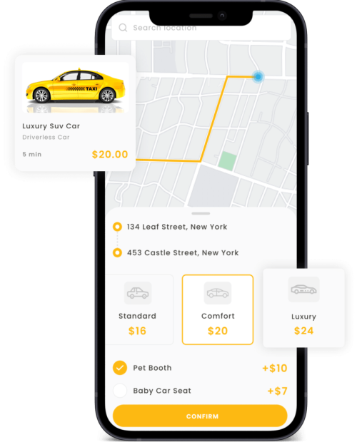 Taxioncall App